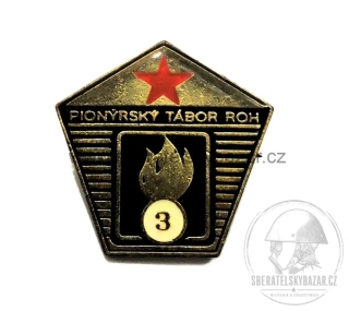 Odznak PIONÝRSKÉ TÁBORY ROH 
