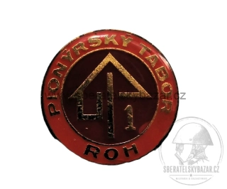 Odznak PIONÝRSKÉ TÁBORY ROH 
