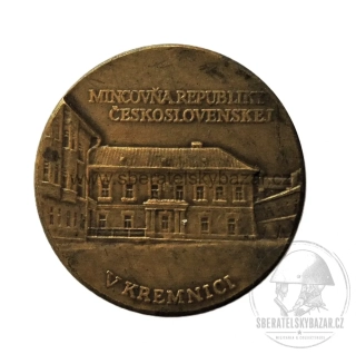 Mincovna republiky Československé v Kremnici – reklamní žeton 