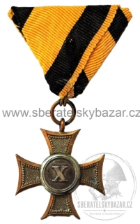 RU Vojenský služební kříž za 10 let služby (Militär-Dienstzeichen) 