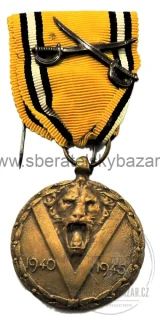 Belgie – Medaile válečného dobrovolníka 1940–1945 – se zkříženými meči