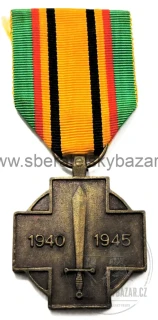 Belgie – Medaile vojenského bojovníka 1940–1945 – WWII