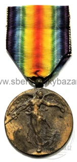 Belgie – Vítězná medaile 1914–1918 – Interallied Victory Medal – WWI