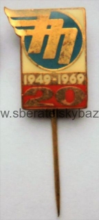 Odznak Mototechna 20 let 1949-1969