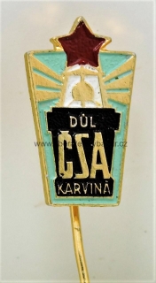 Odznak DŮL ČSA KARVINÁ