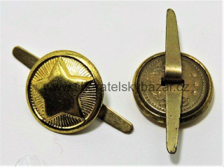 Čepicový knoflík zapichovací SNB- Zlatý na čepici