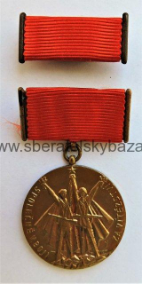 Medaile Tridsiate výročie oslobodenia Československa - bez mini stužky