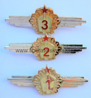 Odznak třídní specialista - Sada 1,2,3 třída poškozený