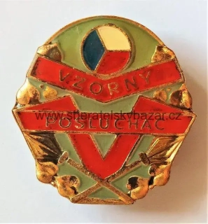 Vzorný posluchač ČSLA - Těžká verze - Značený mincovna kremnica