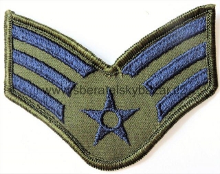 Nášivka US Air Force hodnostní - Senior Airman polní velká