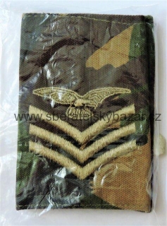 Hodnost výložka RAF Velká Británie DPM Sergeant