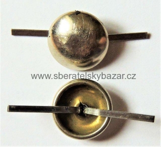 Odznak hodnost pecka stříbrná 14mm starší provedení