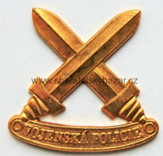 Odznak VOJENSKÁ POLICIE - Výlisek 
