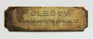 Plaketka Holešov 1880-1970 