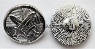 Knoflík AČR - střední 20mm stříbrný