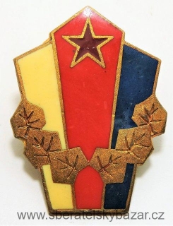 Odznak ČSLA - Vzorná jednotka - starší verze Tombak 