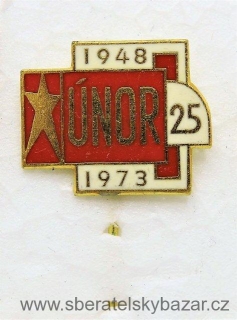 Odznak únor 1948 - 1973