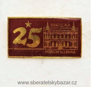 Odznak Muzeum V.I.Lenina - Bratislava 