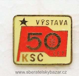 Odznak Výstava 50 let KSČ