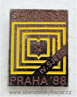 Odznak SAK ČSSR - Praha 88