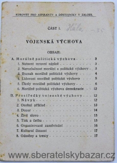 Rukověť pro aspiranty a důstojníky v záloze - Část I. - Vojenská výchova