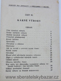 Rukověť pro aspiranty a důstojníky v záloze - Část XI. Kárné výbory