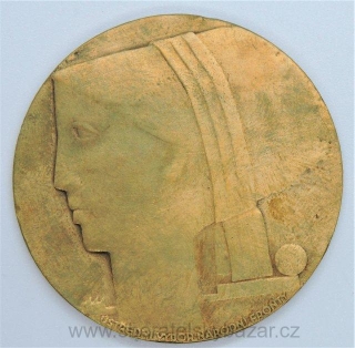 Plaketa Ústřední výbor národní fronty (1918-1968)