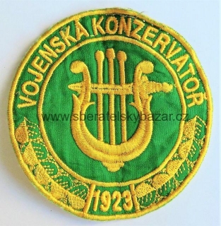 Nášivka AČR Vojenská konzervatoř 1923