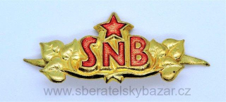 Rozlišovací znaky na Nárameníky - SNB - starší typ