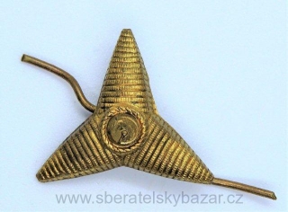 Hodnostní hvězdička velká RČS trojcipá - 17mm