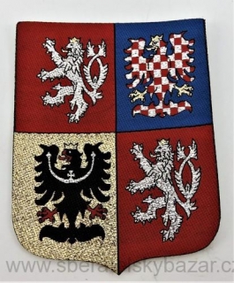 NÁŠIVKA - statní znak velká 100x 75mm - Použitá