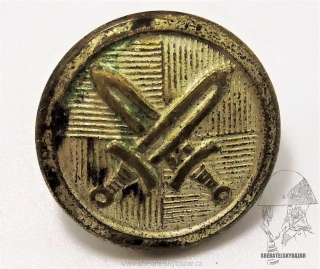 Knoflík Meče RČS značený F.K.AS- 15mm