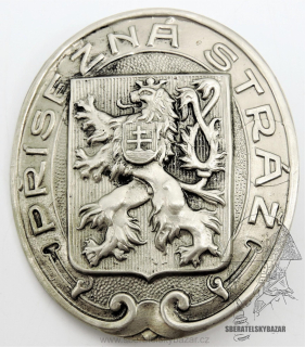 Placka přísežná stráž - Z První republiky Rozměr cca.: 66 x 56mm