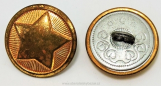 Knoflík SNB střední 22mm - bronz