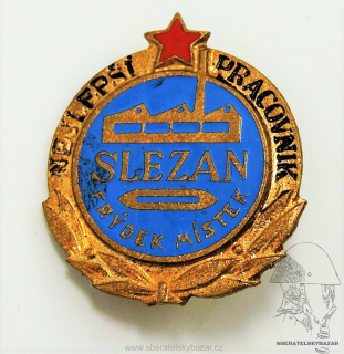 Odznak NEJLEPŠÍ PRACOVNÍK SLEZAN