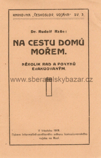 Legie - Příručka Na cestu domů mořem - Irkutsk 1919 - Reprint (Replika)
