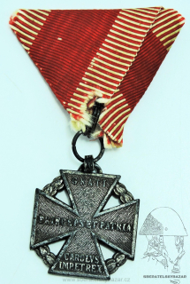 Karlův vojenský kříž - Karl-Truppenkreuz - Značený W&A 