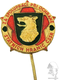 Odznak za spolupráci při ochraně státních hranic ČSSR - značený MK 