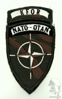 Nášivka KFOR- NATO-OTAN - polní