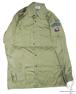 Košile AČR - s dlouhými rukávy - khaki